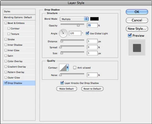 Kā lietot slāņa efektu programmā Photoshop CS6