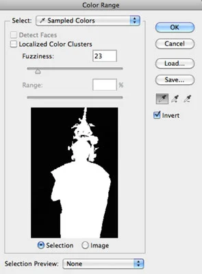 Slik utfører du fargeområdekommandoen i Photoshop CS6