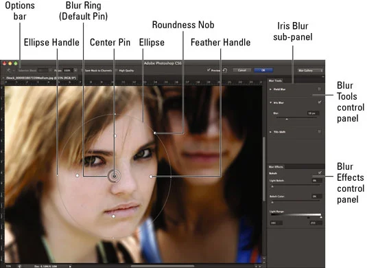 Hvordan jobbe med det nye uskarphet-galleriet i Photoshop CS6
