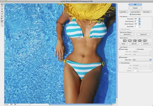 Hvordan prøve ut bildeforvrengningseffektene i Photoshop CS6