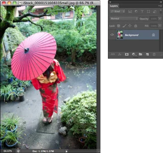 Hvordan konvertere en bakgrunn til et lag i Photoshop CS6