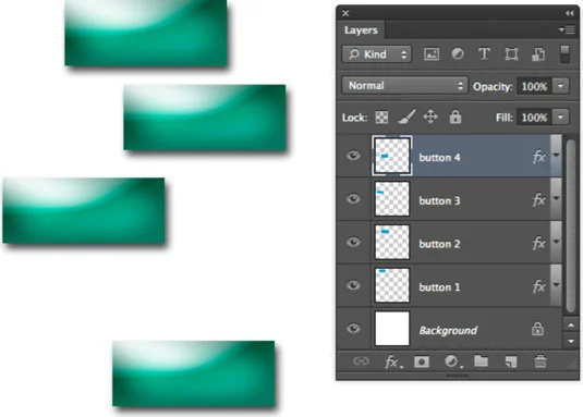 Hvordan justere og distribuere lag i Photoshop CS6