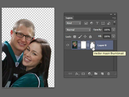 Priehľadnosť vektoru v Adobe Photoshop CS6