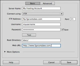 Slik publiserer du Adobe Dreamweaver CS6-nettstedet
