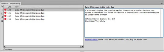 Hvordan sjekke CSS-kompatibilitet i Adobe Dreamweaver CS6