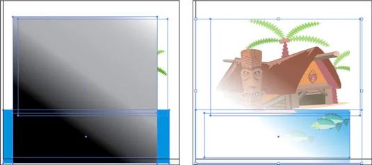 Kā lietot necaurredzamības maskas programmā Adobe Illustrator CS6