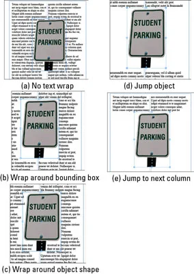 Kā tekstu aplauzt objektus Adobe InDesign CS6 dokumentos