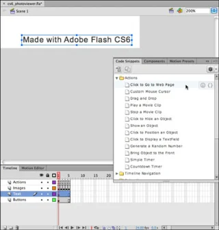 Hvordan koble til et nettsted eller en webside i Adobe Flash CS6