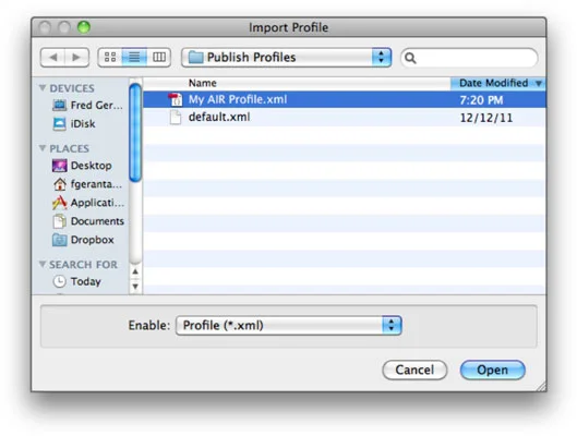 Hvordan lage publiseringsprofiler i Adobe Flash CS6