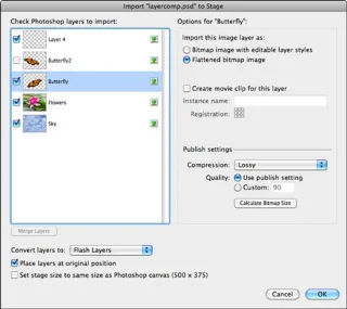Slik importerer du Photoshop- og Illustrator-filer til Adobe Flash CS6