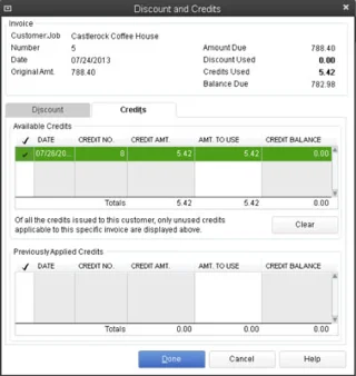Ügyfélfizetések fogadása a QuickBooks 2013-ban