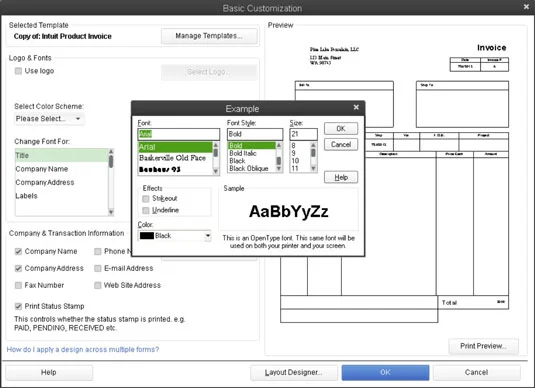 Egyszerű számlázási testreszabások a QuickBooks 2013-ban