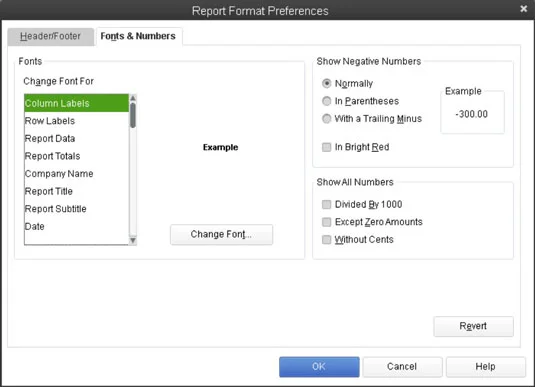 Adja meg a jelentések és grafikonok beállításait a QuickBooks 2013 alkalmazásban