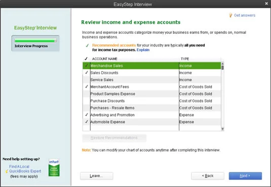 Как да стартирате настройката на QuickBooks 2013