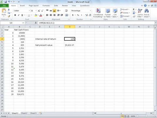 Hogyan lehet kiszámítani a megtérülés mértékét a QuickBooks 2013-ban