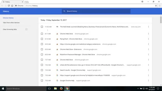 Adatvédelmi beállítások a QuickBooks Online használatához a Chrome-mal