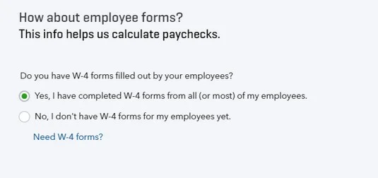 A QuickBooks online bérszámfejtésének bekapcsolása