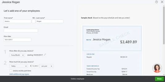A QuickBooks online bérszámfejtésének bekapcsolása
