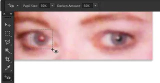 Korriger røde øyne i Photoshop CC