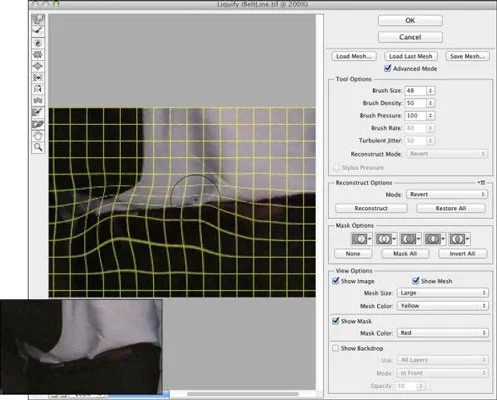 Forbedre bilder i Photoshop CC: Slim Down Bulges