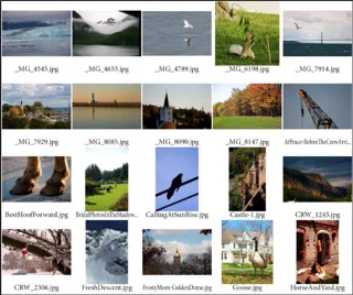 Samle miniatyrbilder i et kontaktark i Photoshop