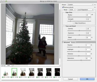 Hvordan jobbe med Photoshop CC Merge to HDR Pro