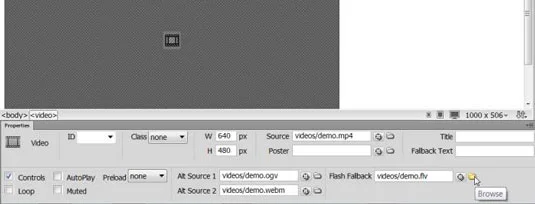 Slik setter du inn lyd- og videofiler i Dreamweaver