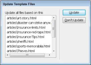 Hvordan redigere alle sider på et nettsted med en Dreamweaver-mal