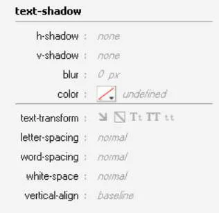 Slik bruker du tekstpanelet i Dreamweavers CSS Property Panel
