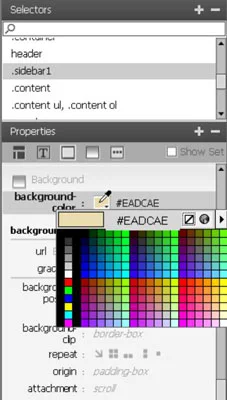 Kā rediģēt stilus CSS izkārtojumā programmā Dreamweaver