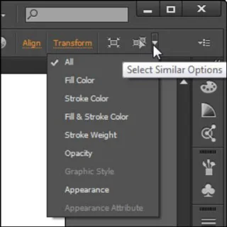 Manipuler valgte objekter i Adobe Illustrator CC
