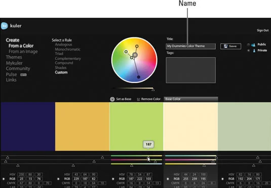 Adobe Illustrator CCs forbedrede Kuler-panel