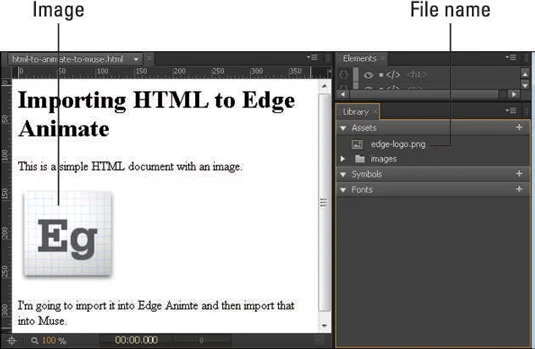 Hvordan importere HTML til Adobe Edge Animate