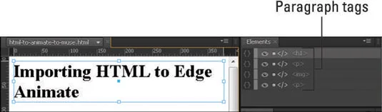Hvordan importere HTML til Adobe Edge Animate