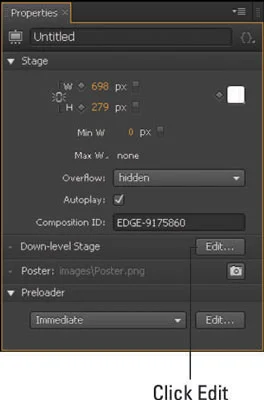 Edge Animate Projects på Internet Explorer 8 og eldre nettlesere