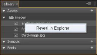 Postavite slike v Adobe Edge Animate