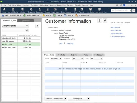 Hogyan állítsunk be egy QuickBooks 2014-es munkát