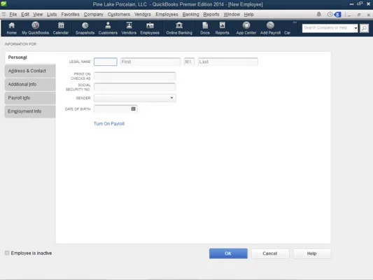 Alkalmazottak beállítása a QuickBooks továbbfejlesztett bérszámfejtési folyamatában