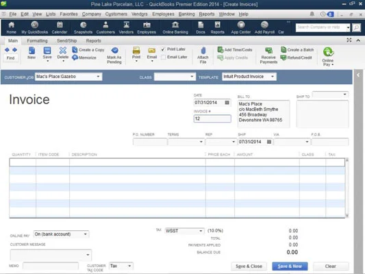 Проследявайте разходите за работа или проекти в QuickBooks 2014