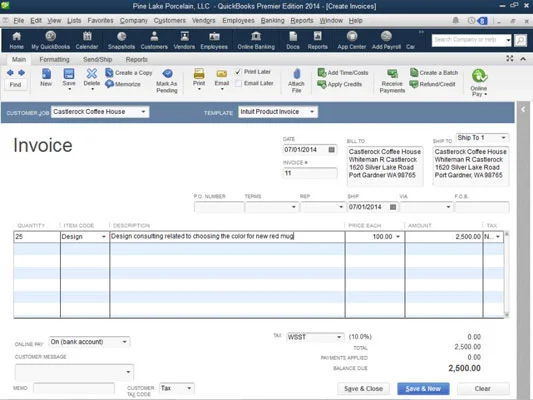 Használjon heti munkaidő-nyilvántartást az idő számlázásához a QuickBooks 2014-ben