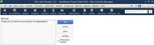 Állítsa be a profillistákat a QuickBooks 2014-ben