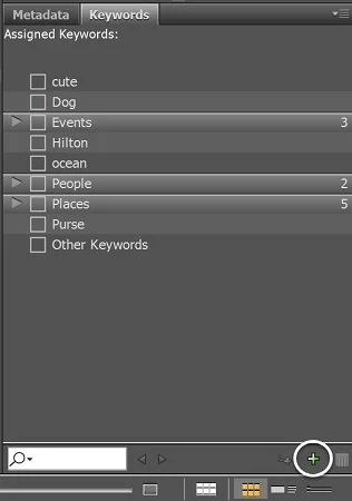 Jak používat klíčová slova k hledání obrázků v Adobe Bridge