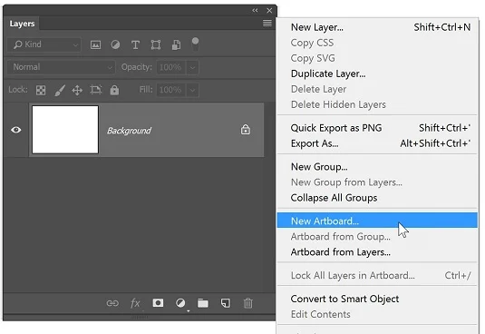 Rajztáblák használata a Photoshop CC-ben