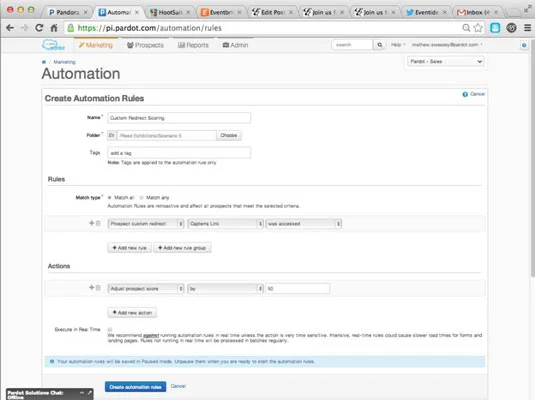Hvordan score sosiale medier-interaksjoner med Marketing Automation