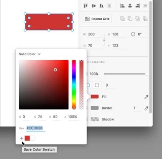 Hvordan lage en knapp i Adobe XD