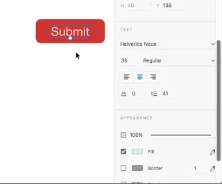 Hvordan lage en knapp i Adobe XD