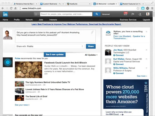 Hvordan utnytte LinkedIn med Marketing Automation