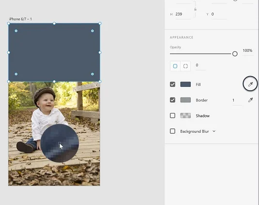 Hvordan lage en kantlinje i Adobe XD