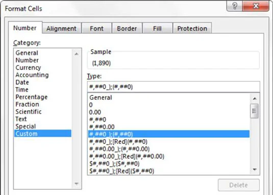 Excel jelentések: Egyedi számformázás