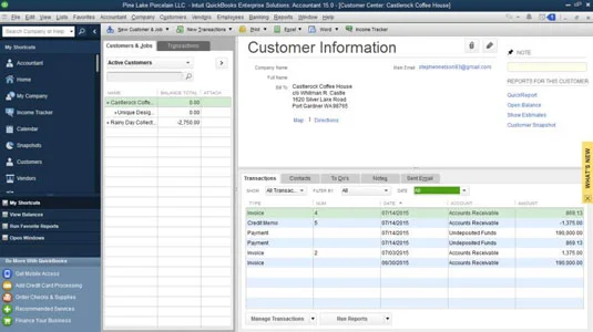 Tippek az ügyfelek tartozásának nyomon követéséhez a QuickBooks 2015-ben